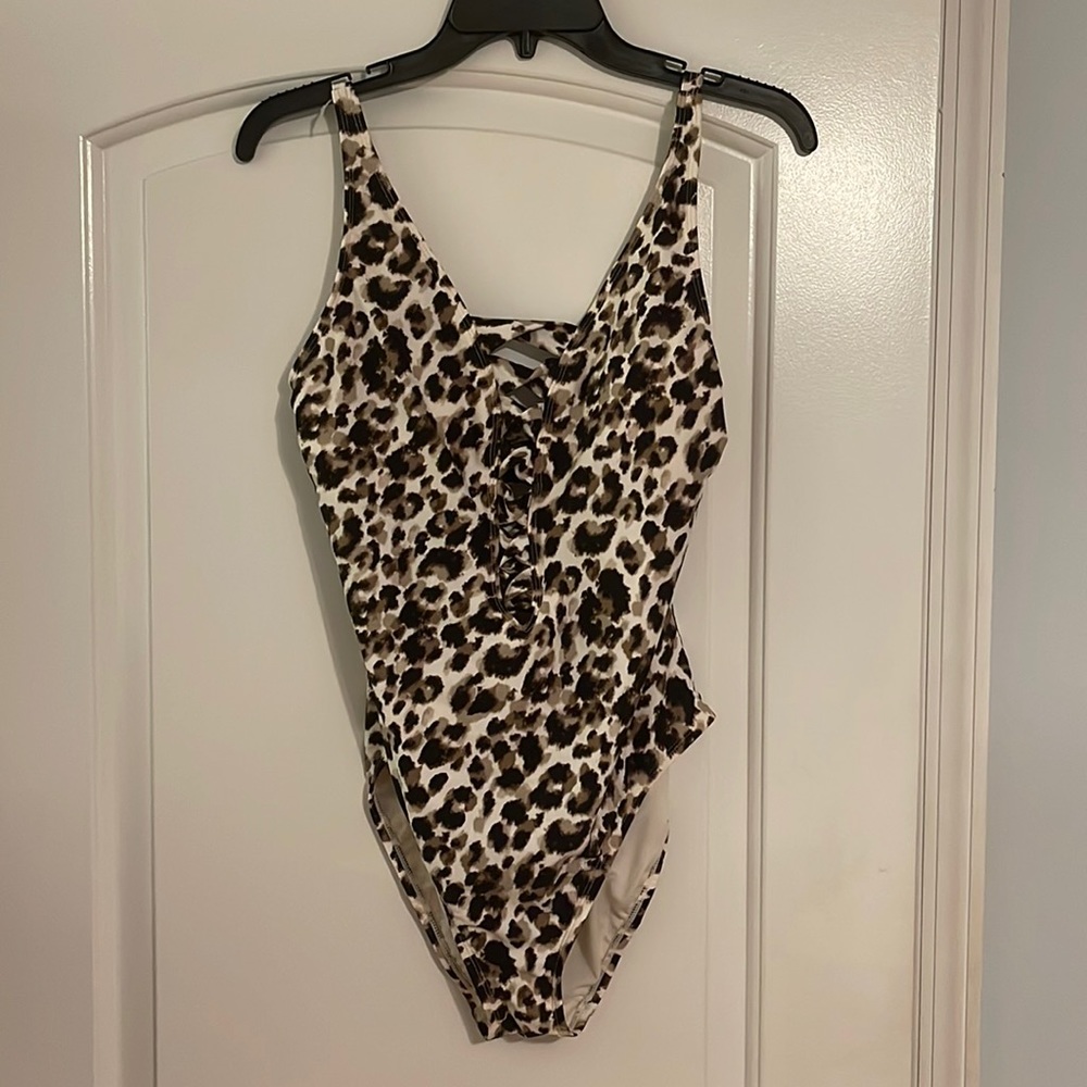 Cheetah One Piece Bathing Suit